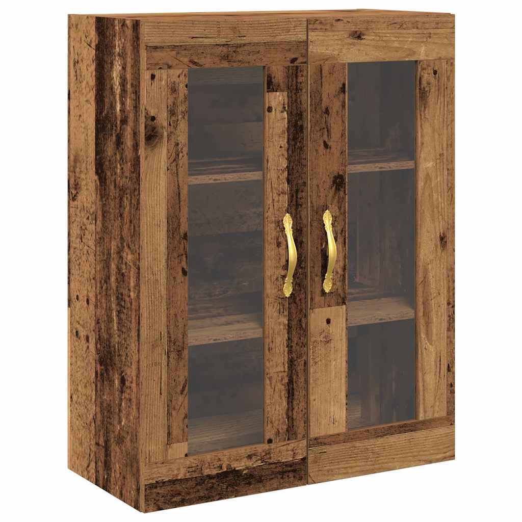 Wandmontierter Schrank Altholz 69.5 x 34 x 90 cm Holzwerkstoff