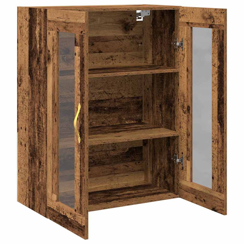 Wandmontierter Schrank Altholz 69.5 x 34 x 90 cm Holzwerkstoff