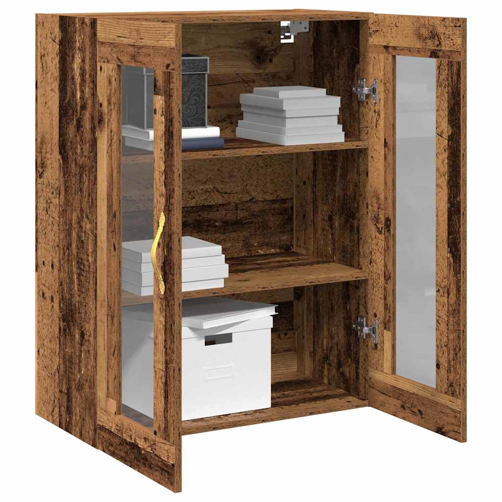 Wandmontierter Schrank Altholz 69.5 x 34 x 90 cm Holzwerkstoff