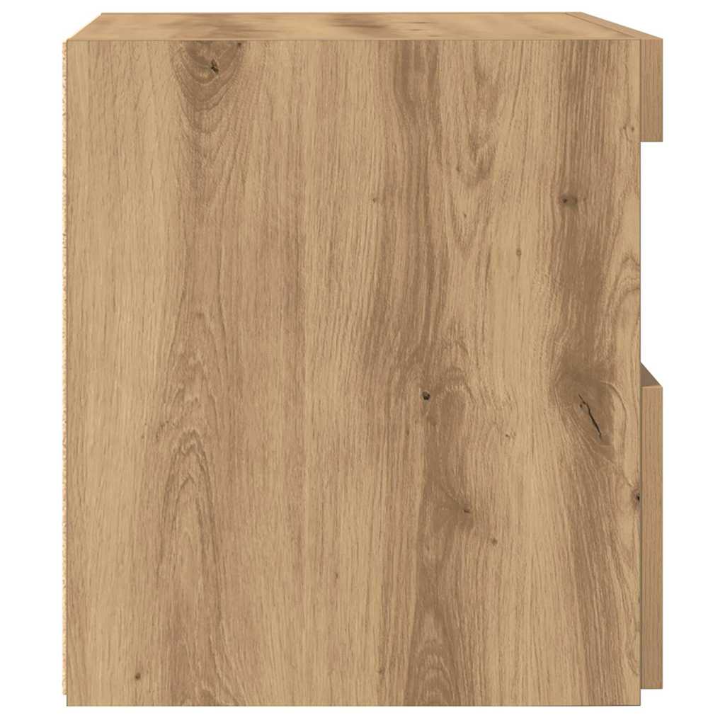 Nachtschrank Eiche handwerklich 50 x 40 x 45 cm Holzwerkstoff