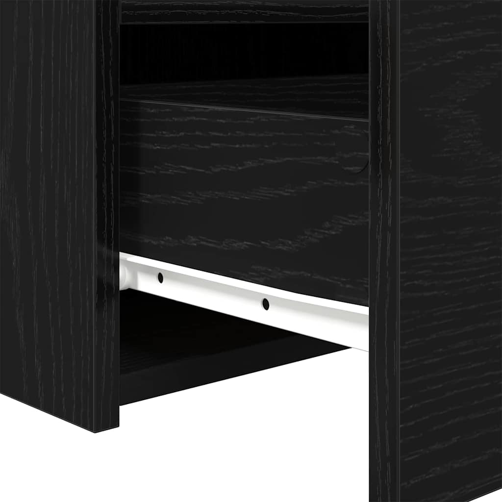 Nachtschrank 2 pcs Schwarze Eiche 50 x 40 x 45 cm Holzwerkstoff