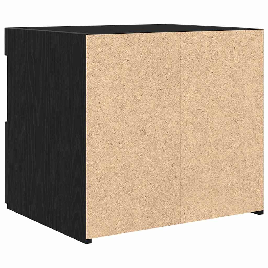 Nachtschrank 2 pcs Schwarze Eiche 50 x 40 x 45 cm Holzwerkstoff