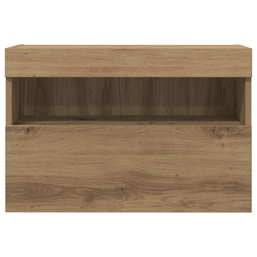 TV-Wandregal Artisan-Eiche 60 x 30 x 40 cm Holzwerkstoff