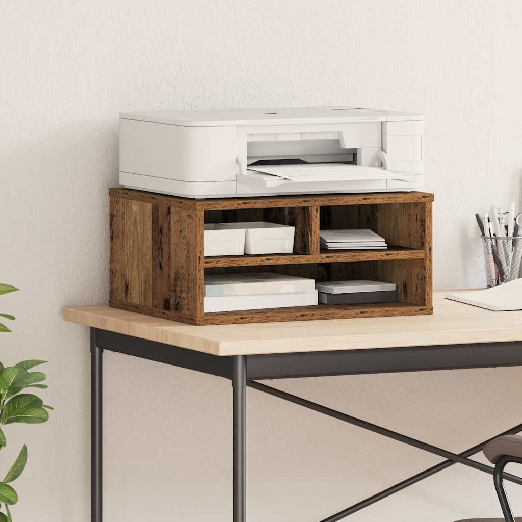 Druckerständer Altholz 49 x 40 x 22.5 cm Holzwerkstoff