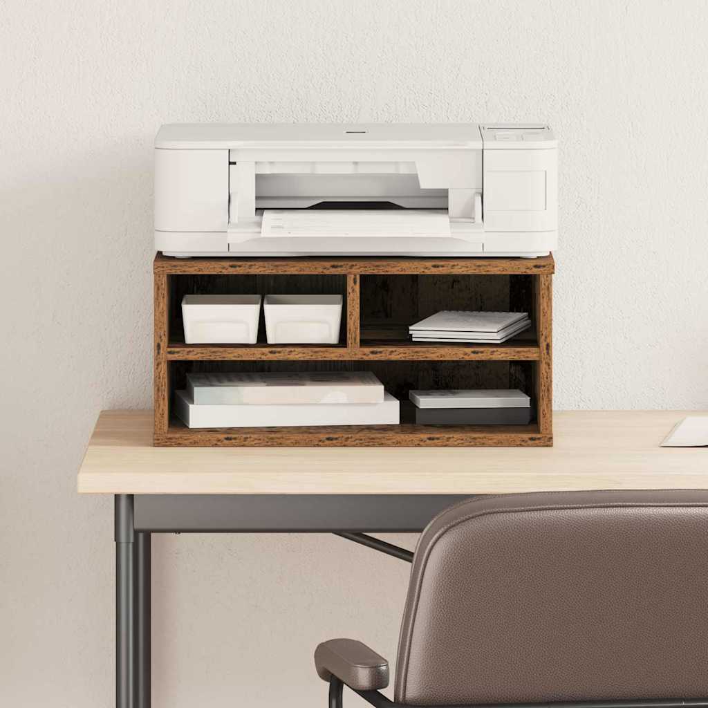 Druckerständer Altholz 49 x 40 x 22.5 cm Holzwerkstoff