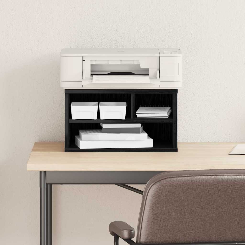 Druckerständer Schwarze Eiche 40 x 32 x 22.5 cm Holzwerkstoff