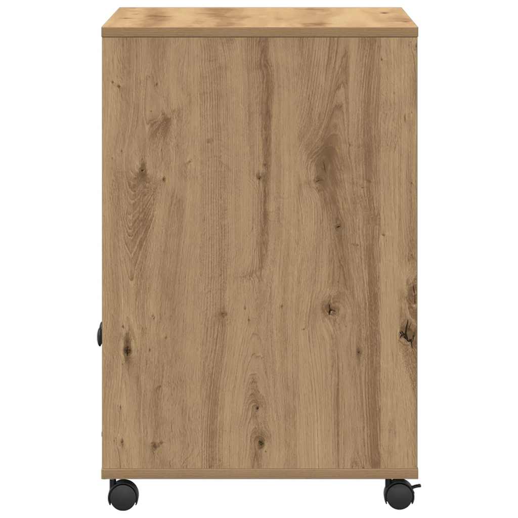 Druckerständer Eiche handwerklich 60 x 48 x 74 cm Holzwerkstoff