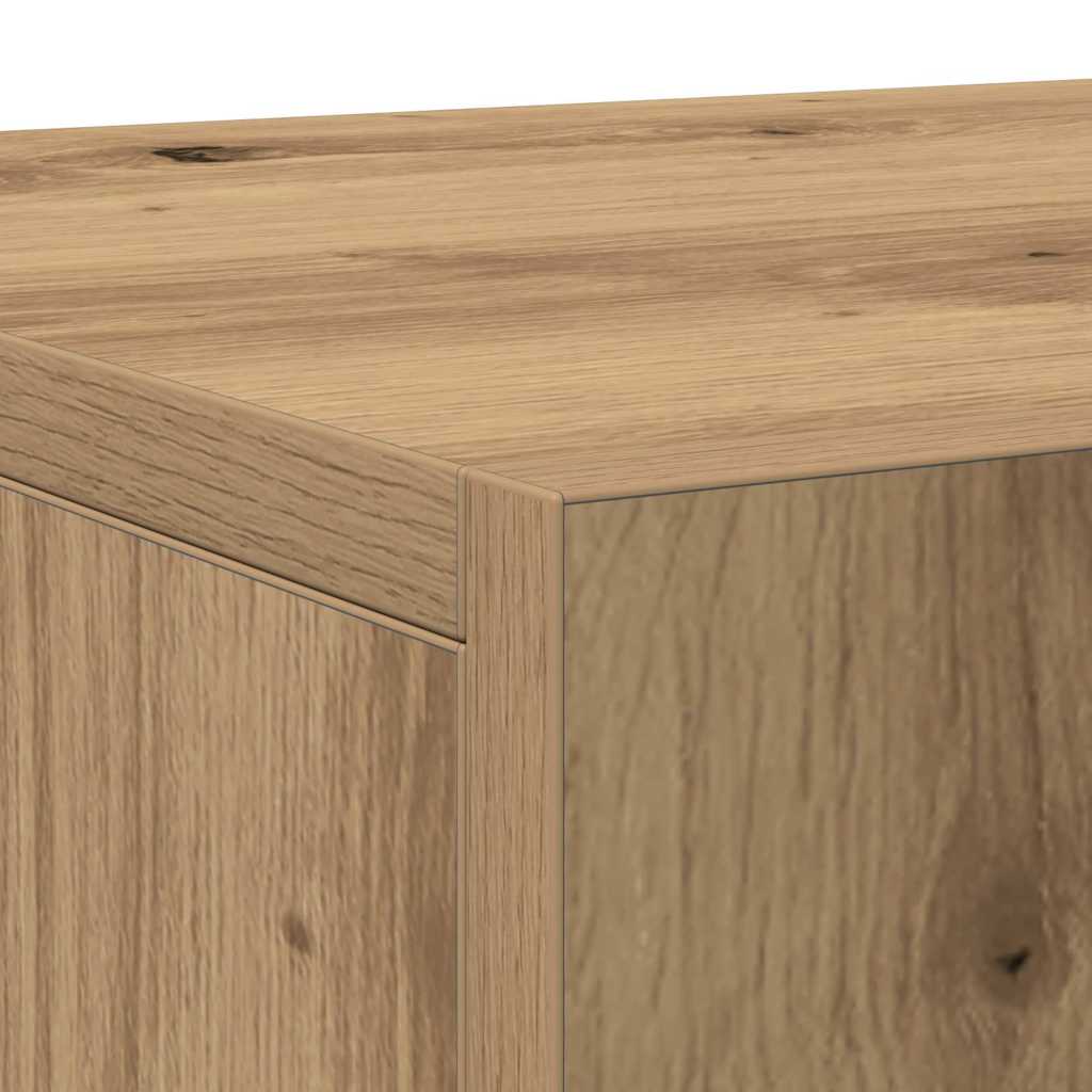 Sideboard Artisan-Eiche 90 x 34 x 80 cm Holzwerkstoff