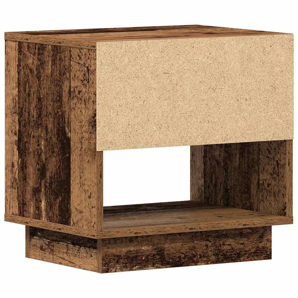 Nachttisch 2 pcs Altholz 45 x 34 x 44 cm Holzwerkstoff