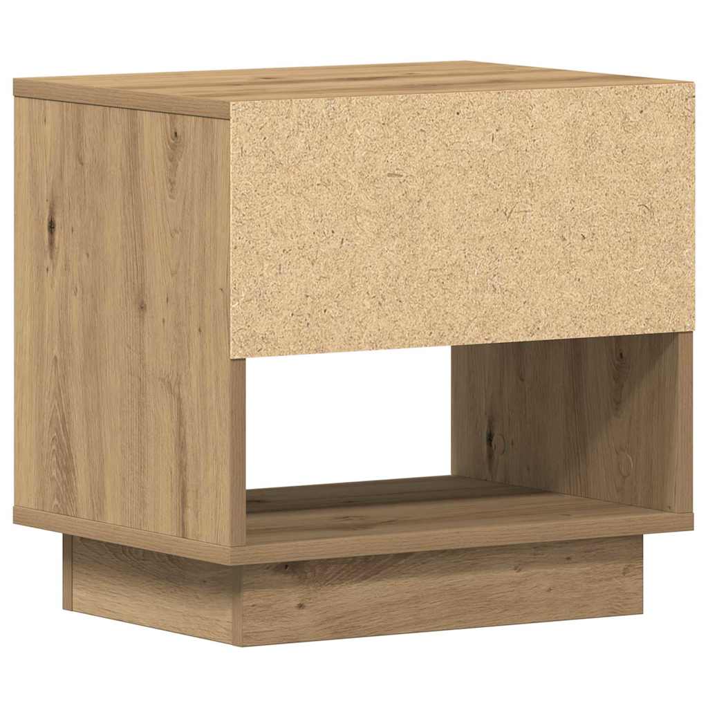 Nachttisch Eiche handwerklich 45 x 34 x 44 cm Holzwerkstoff