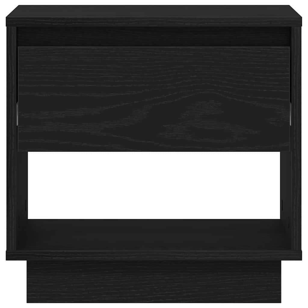 Nachttisch 2 pcs Schwarze Eiche 45 x 34 x 44 cm Holzwerkstoff