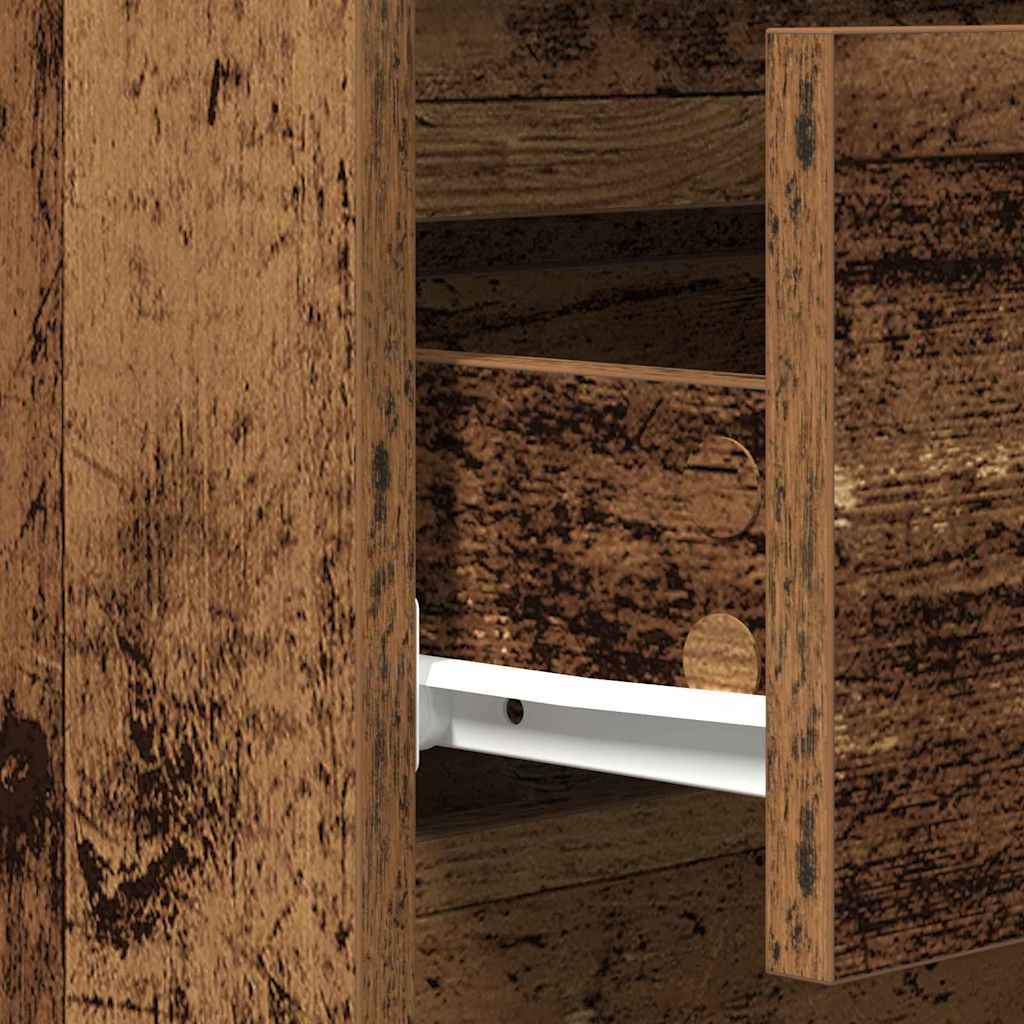 Sideboard mit Schubladen Altholz 60 x 35 x 70 cm Holzwerkstoff