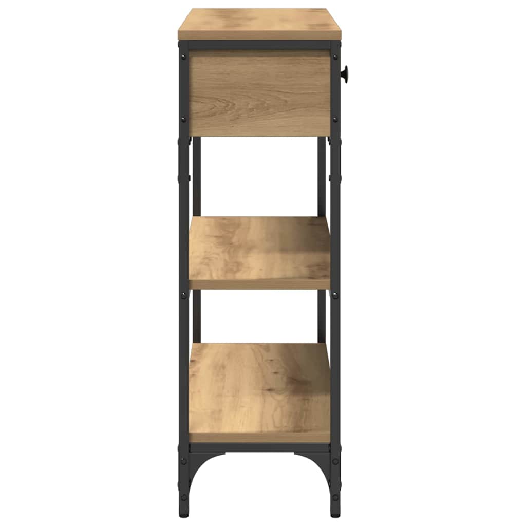 Konsolentisch mit Schubladen Artisan-Eiche 72,5 x 25 x 75 cm