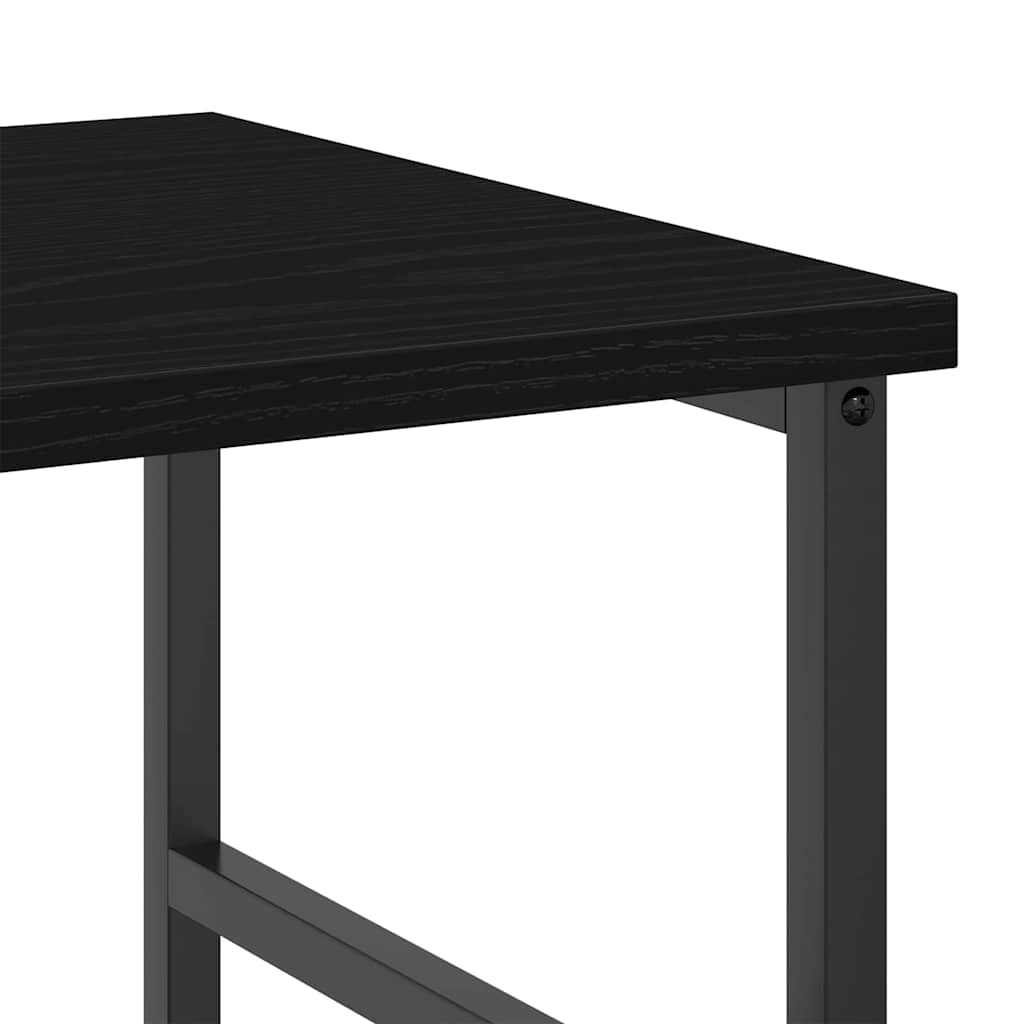 Regal Schwarz Eichen-Optik 50x33x117,5cm Holzwerkstoff