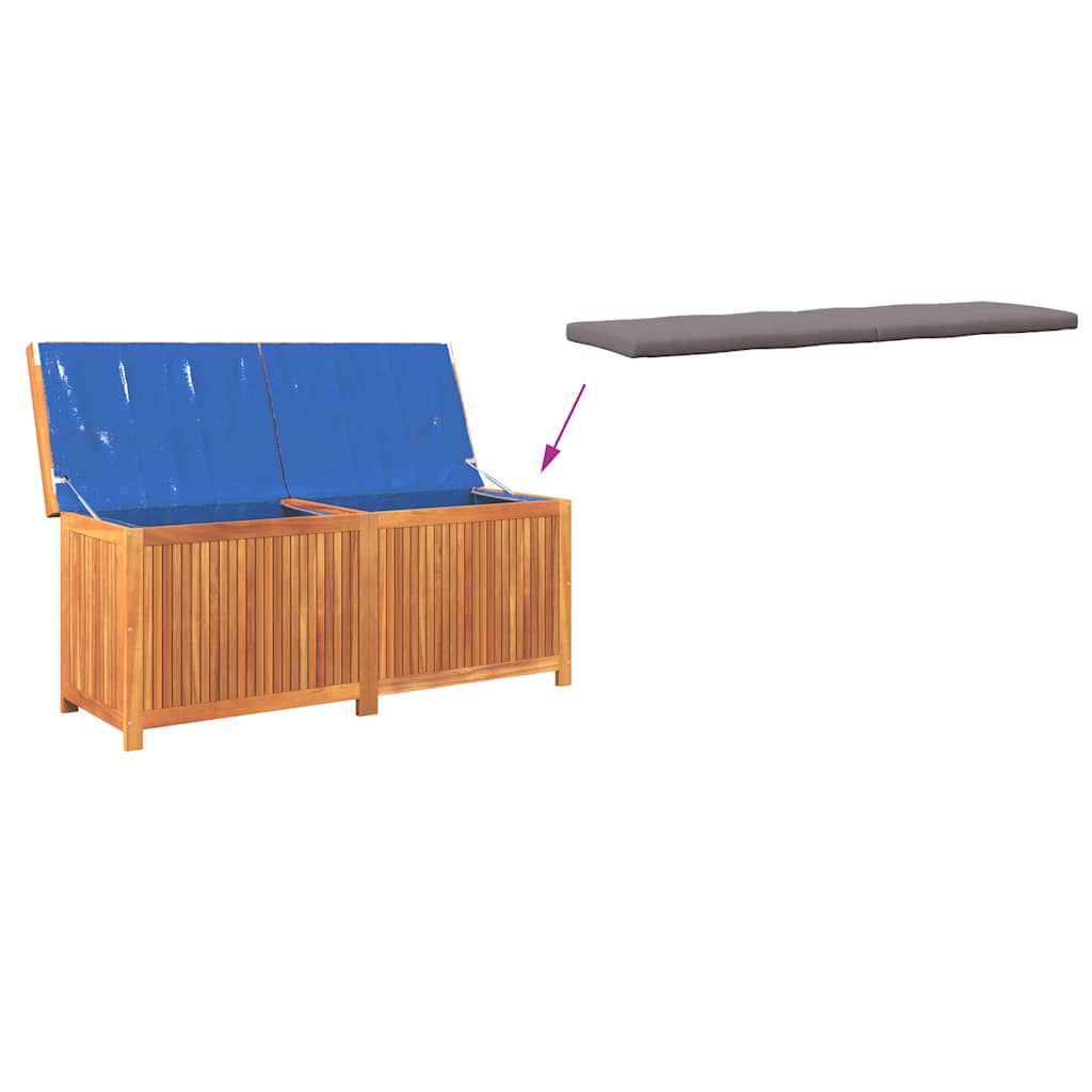 Outdoor-Kissenbox 150x50x60,5 cm Massivholz Akazie