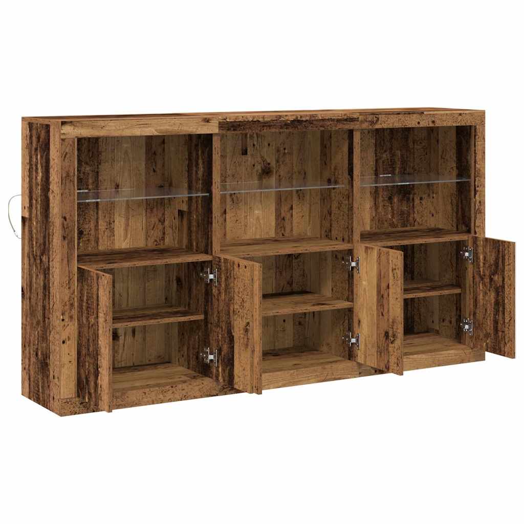Sideboard Altholz 162 x 37 x 100 cm Holzwerkstoff