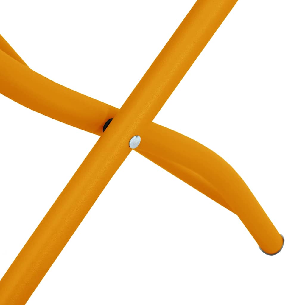 Garten Klappstuhl 2 pcs Senf 55 x 56,5 x 91cm Stahl