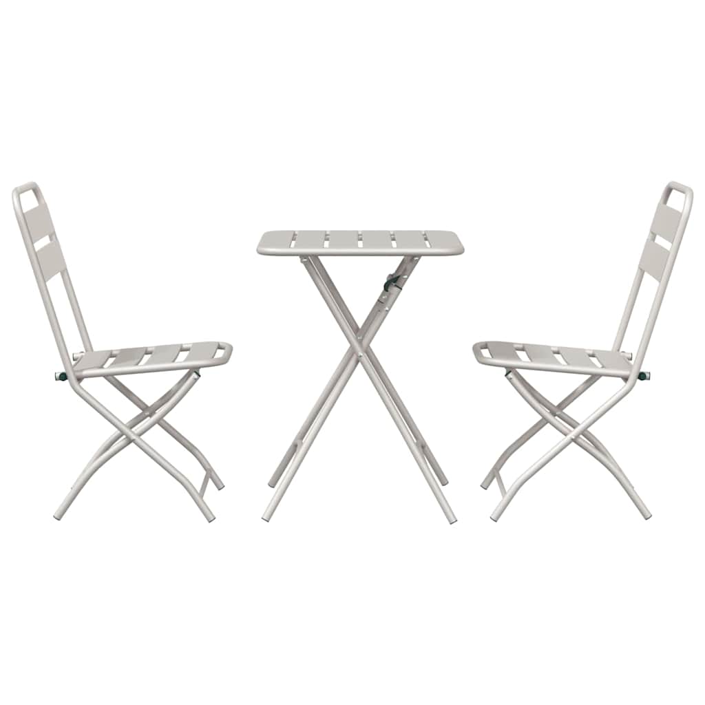 Bistrogarnitur 3 pcs Beige Stahl