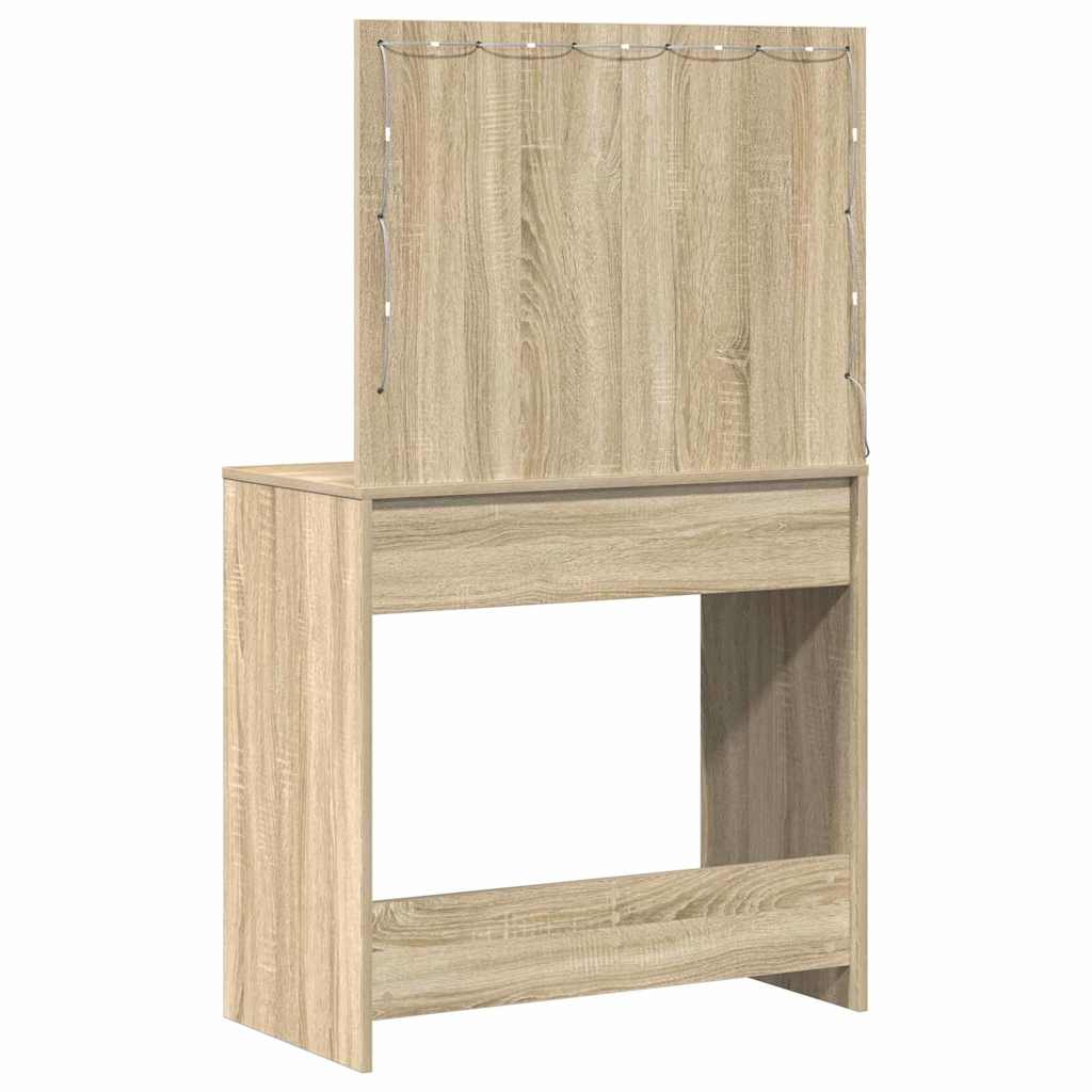 Schminktisch Sonoma Eiche 78,5 x 41 x 135 cm Holzwerkstoff