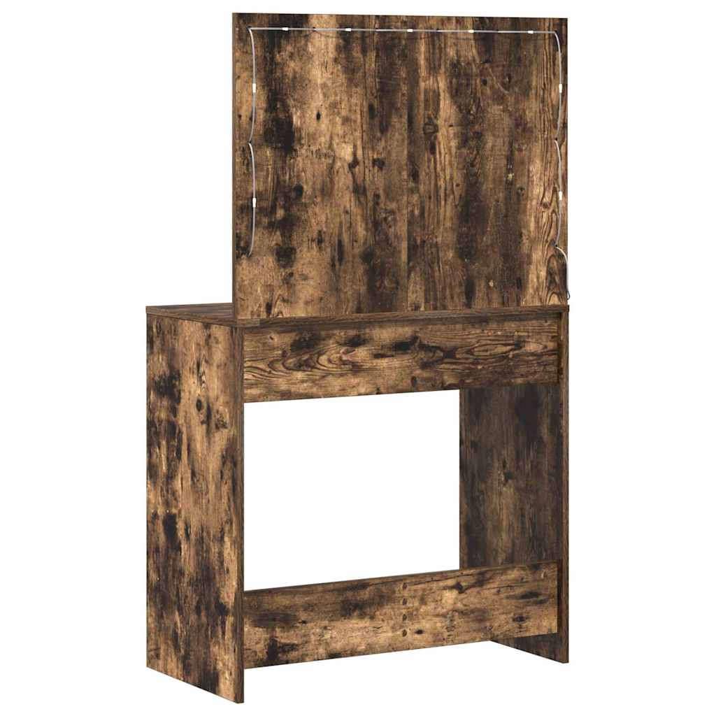 Schminktisch Geräucherte Eiche 78,5 x 41 x 135 cm Holzwerkstoff