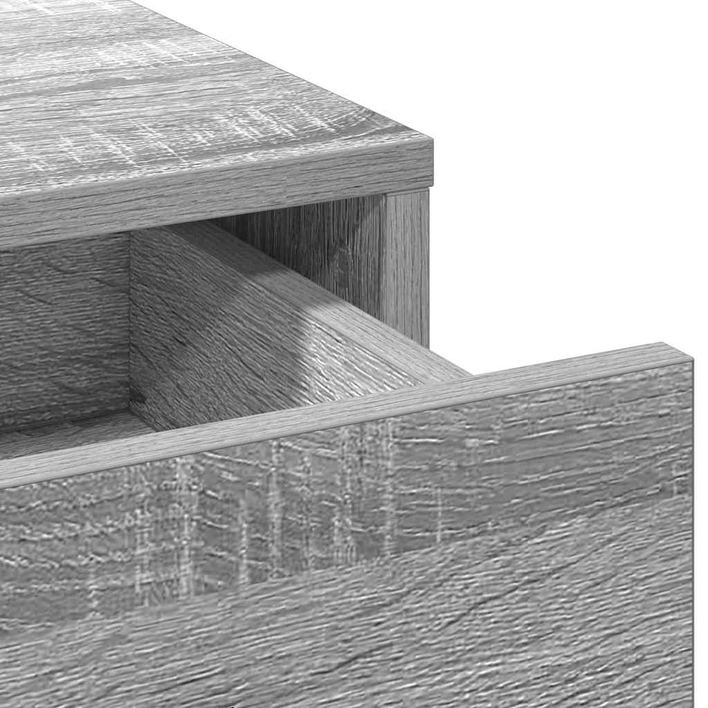 Schminktisch Grau Sonoma 78,5 x 41 x 135 cm Holzwerkstoff