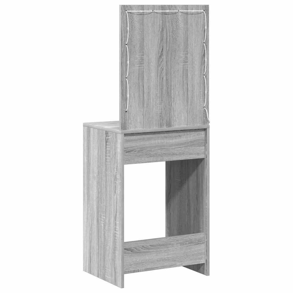 Schminktisch Graues Sonoma 50 x 41 x 135 cm Holzwerkstoff