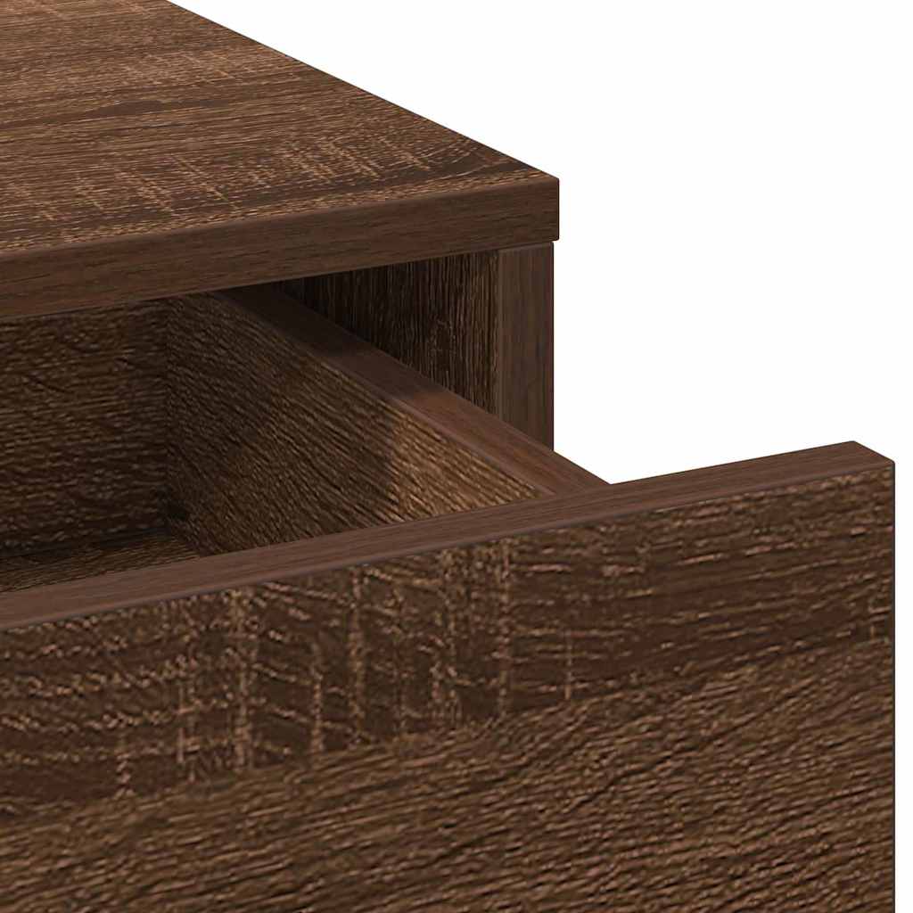 Schminktisch Braunes Eichenholz 50 x 41 x 135 cm Holzwerkstoff