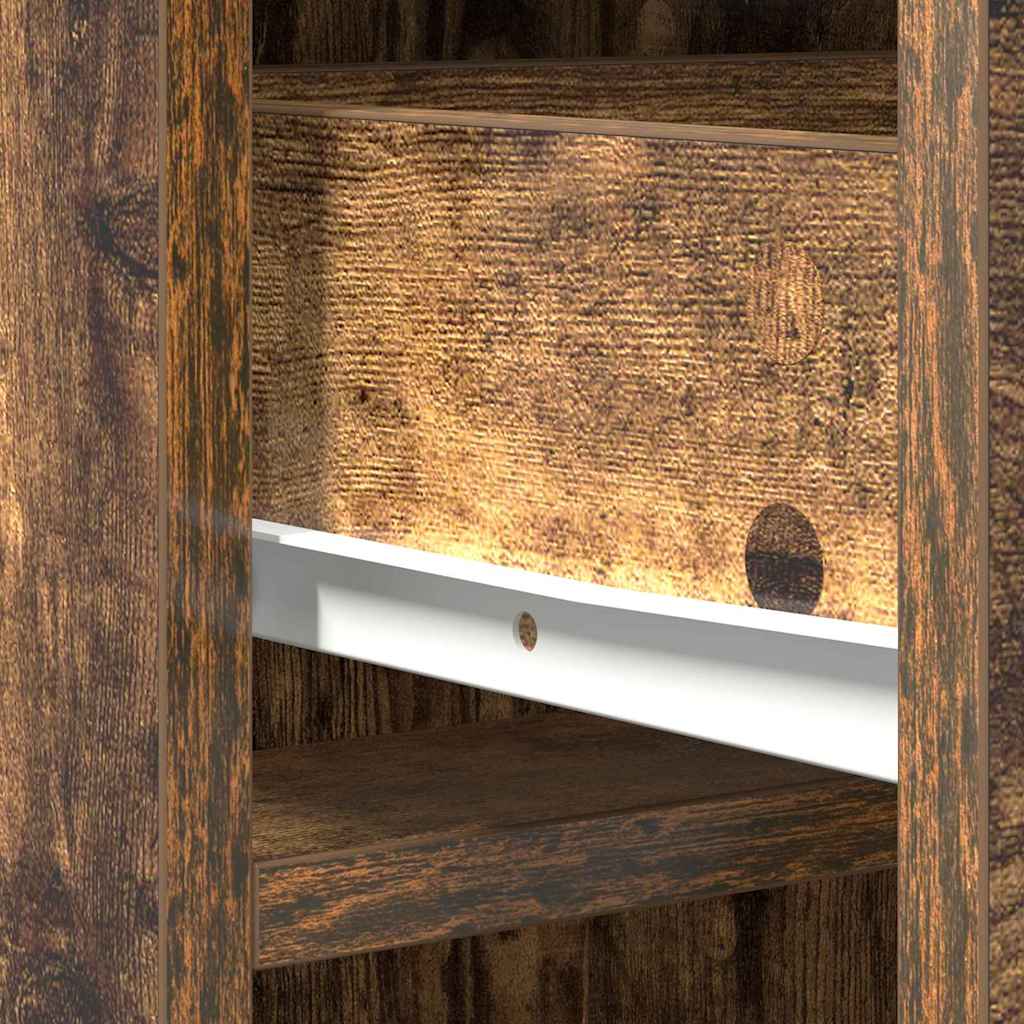 Hochboard Räuchereiche 40 x 40.5 x 135 cm Holzwerkstoff