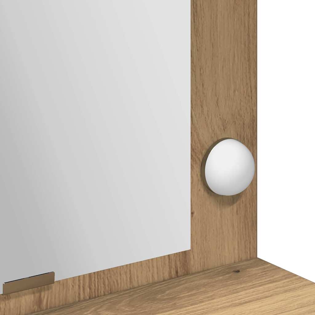 Schminktisch Artisan-Eiche 100 x 41 x 135 cm Holzwerkstoff