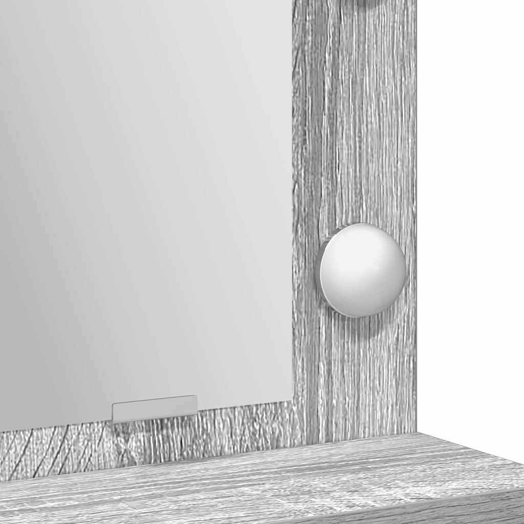 Schminktisch Grau Sonoma 79 x 41 x 135 cm Holzwerkstoff