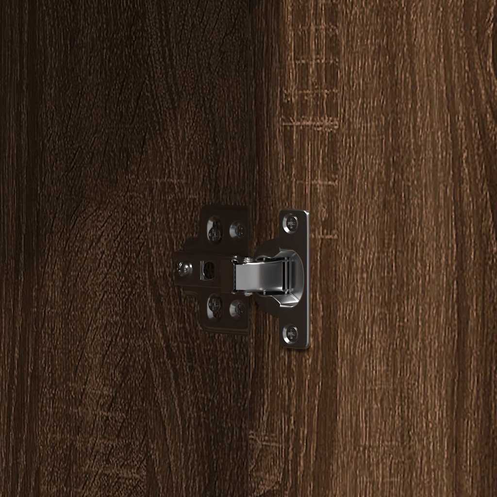 Schminktisch mit Speicher Braun 102 x 33 x 135 cm Holzwerkstoff