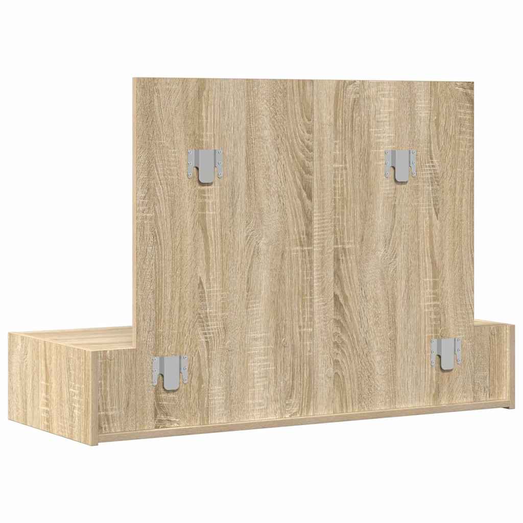 Schminktisch mit Speicher Braun 100 x 40 x 70 cm Holzwerkstoff