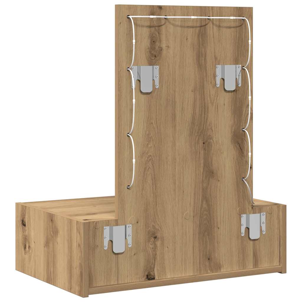 Schminktisch mit Schubladen Braun 60 x 40 x 70 cm Holzwerkstoff