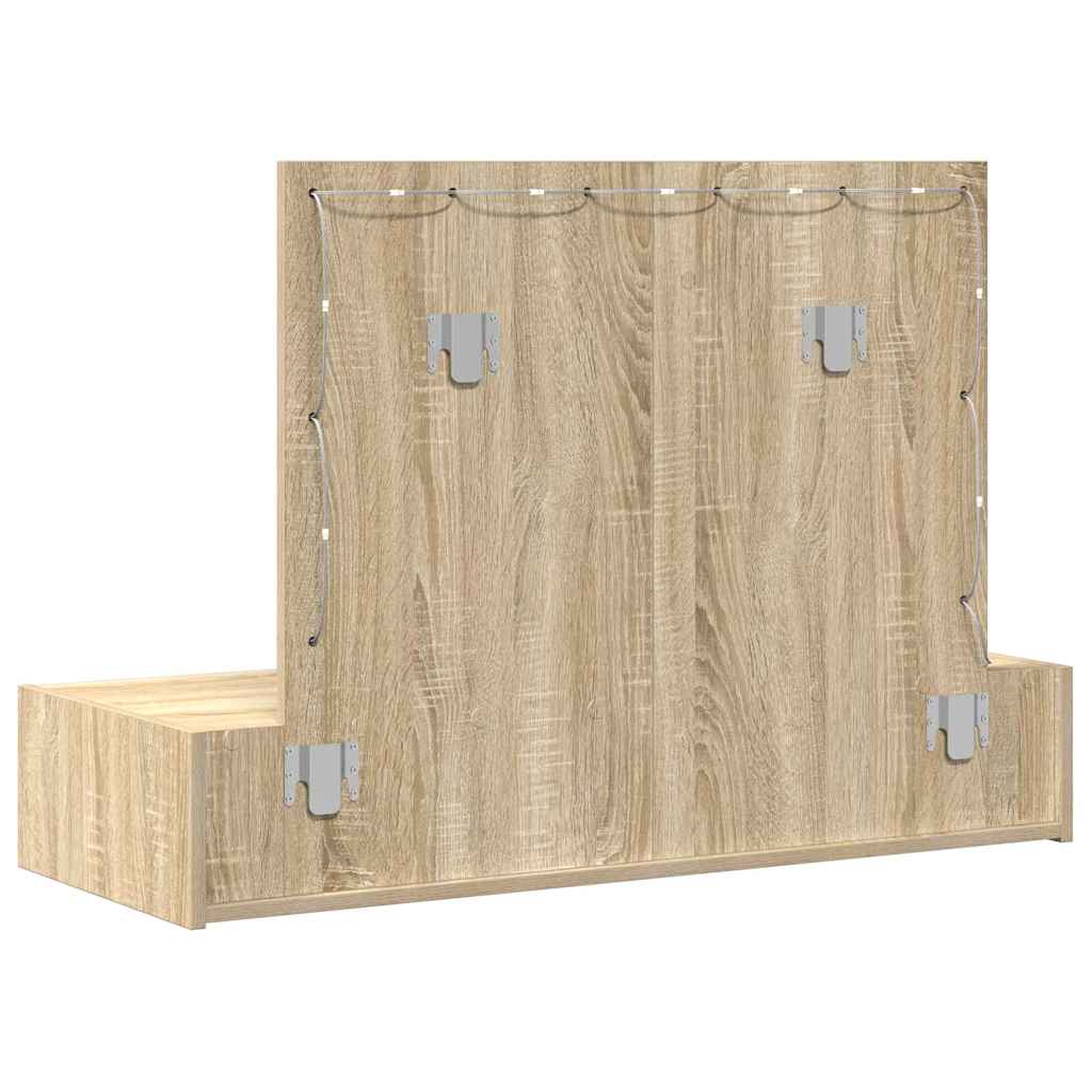 Schminktisch mit Speicher Braun 100 x 40 x 70 cm Holzwerkstoff