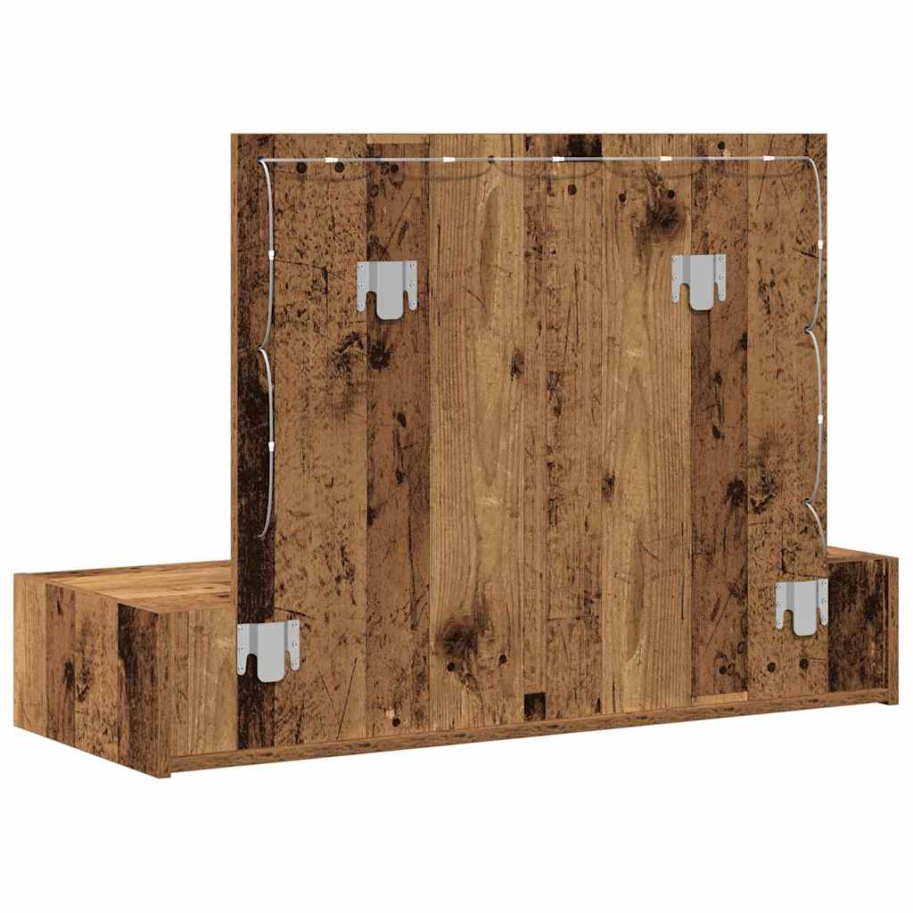 Schminktisch mit Speicher Braun 100 x 40 x 70 cm Holzwerkstoff