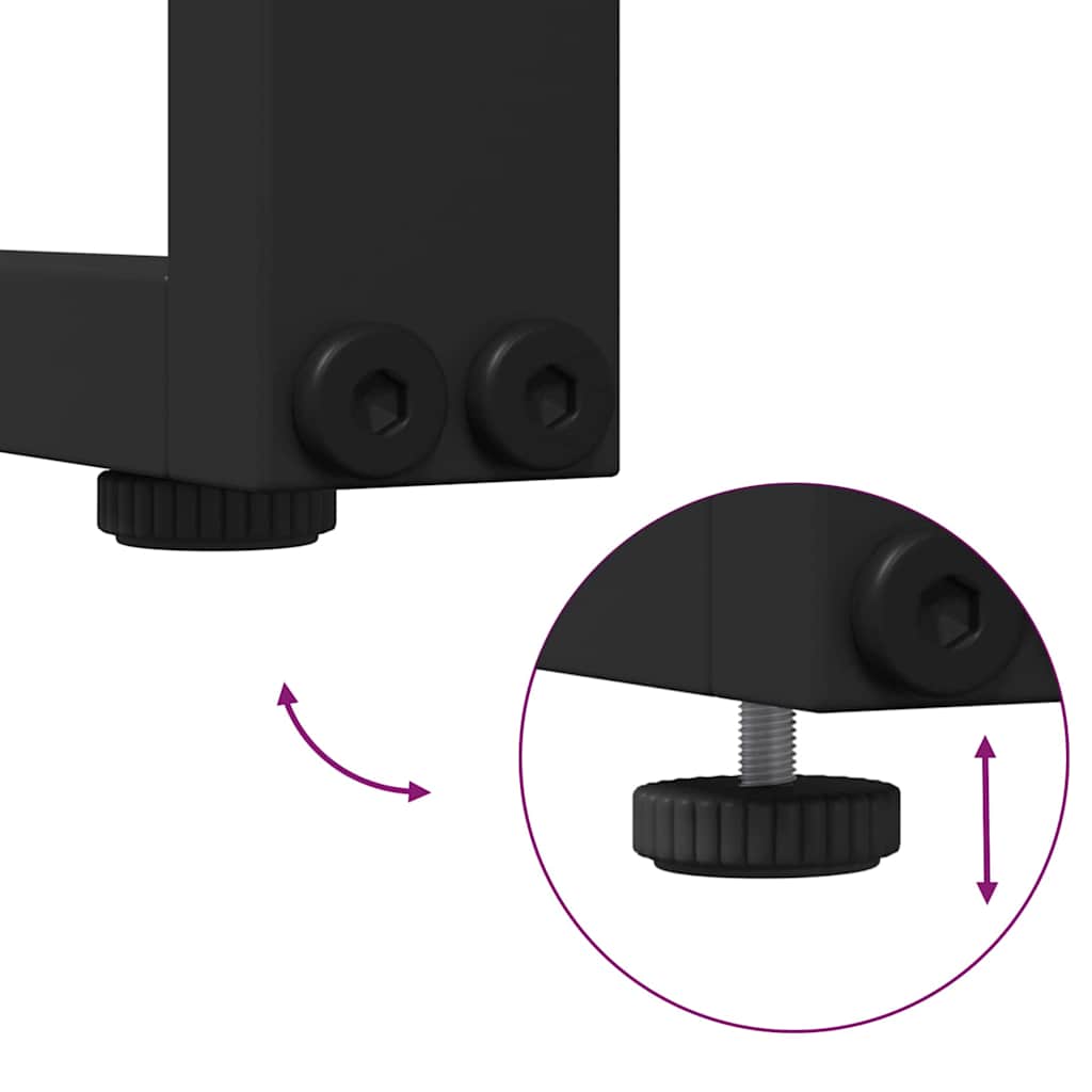 Couchtisch Braun Stahl