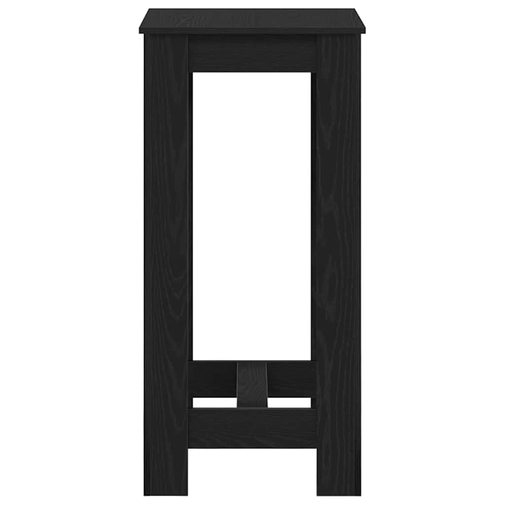 Bartisch Schwarz Eichen-Optik 51 x 50 x 103,5 cm Holzwerkstoff