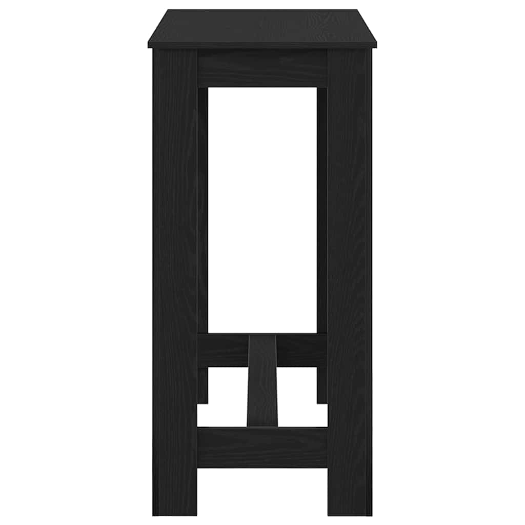 Bartisch Schwarz Eichen-Optik 102 x 50 x 103,5 cm Holzwerkstoff