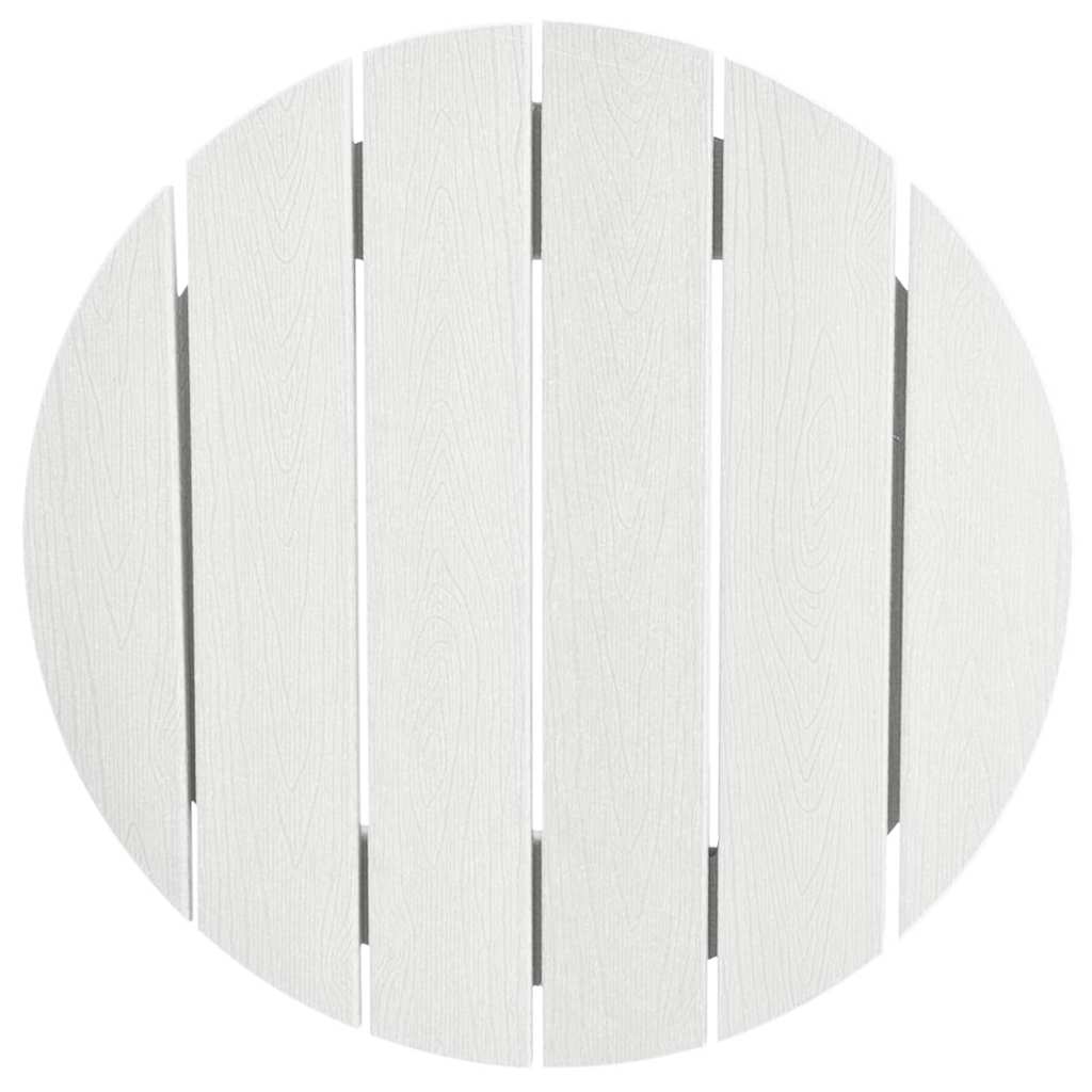 Bartisch Weiß 55 x 55 x 107 cm HDPE