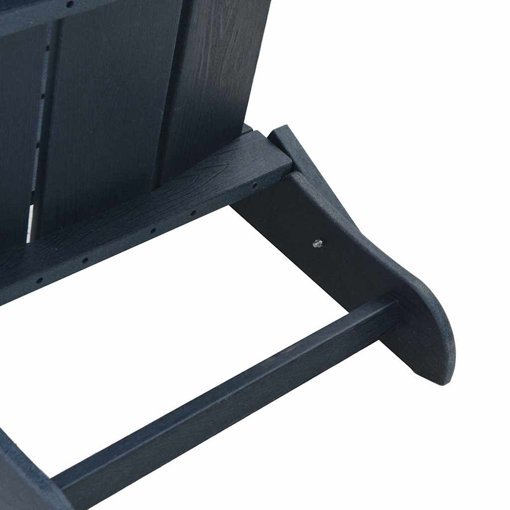Klappbarer Adirondack-Stuhl Marineblau 74.5 x 80.5 x 90cm HDPE