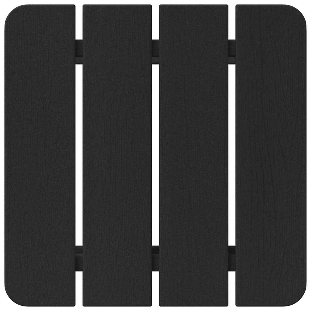 Adirondack Beistelltisch Schwarz 38 x 38 x 46 cm HDPE