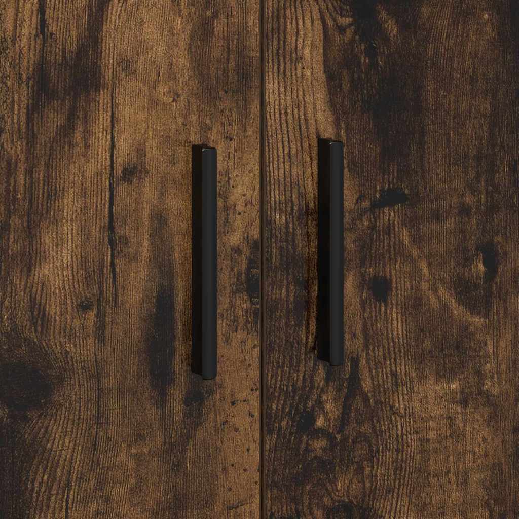 Badschrank Räuchereiche 127 x 41 x 40 cm Holzwerkstoff