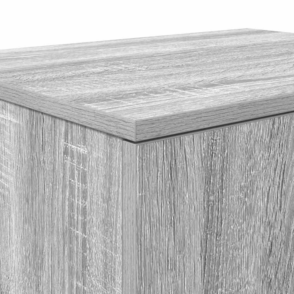 Badschrank Grau Sonoma 127 x 41 x 40 cm Holzwerkstoff