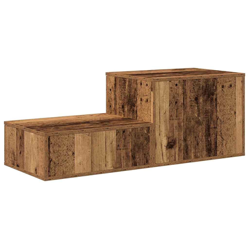 Badschrank Altholz 127 x 41 x 40 cm Holzwerkstoff