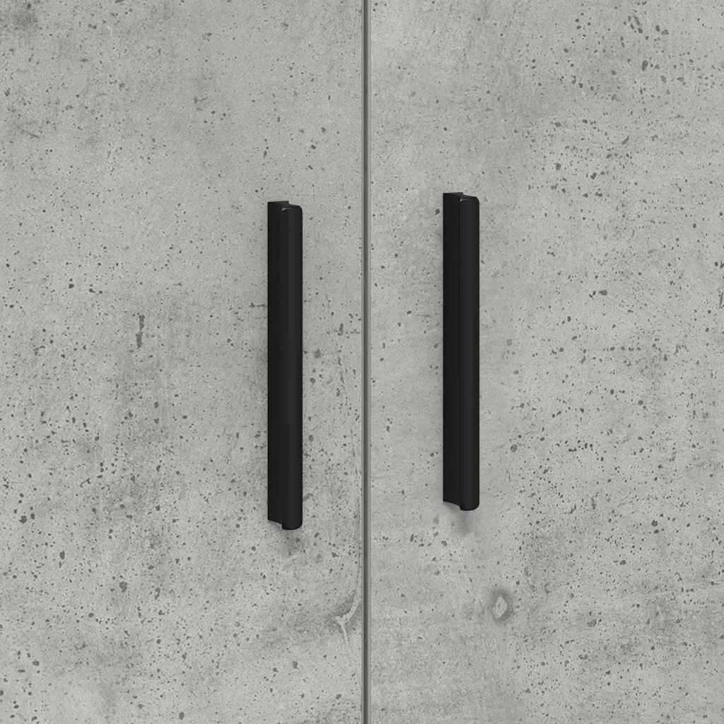 Badschrank Betongrau 118 x 41 x 40 cm Holzwerkstoff