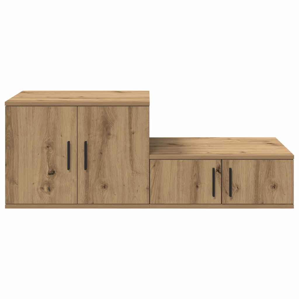 Badschrank Artisan-Eiche 103 x 41 x 40 cm Holzwerkstoff