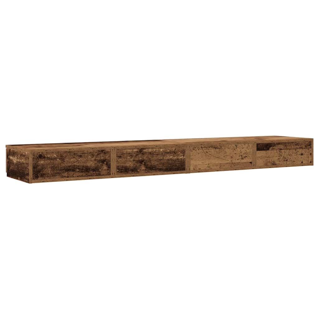 Bettschubladen Altholz 200 x 36.5 x 16.5 cm Holzwerkstoff