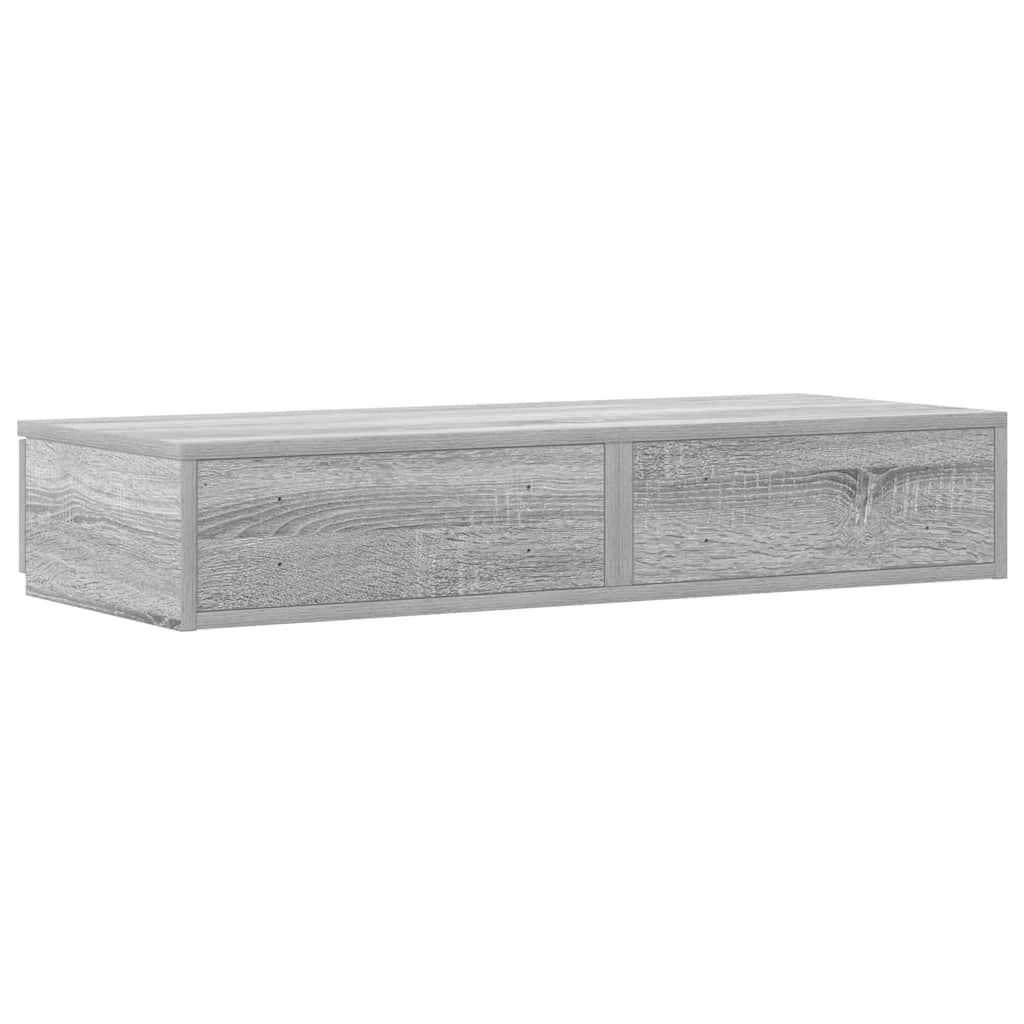 Bettschubladen Grau Sonoma 80 x 36,5 x 16,5 cm Holzwerkstoff
