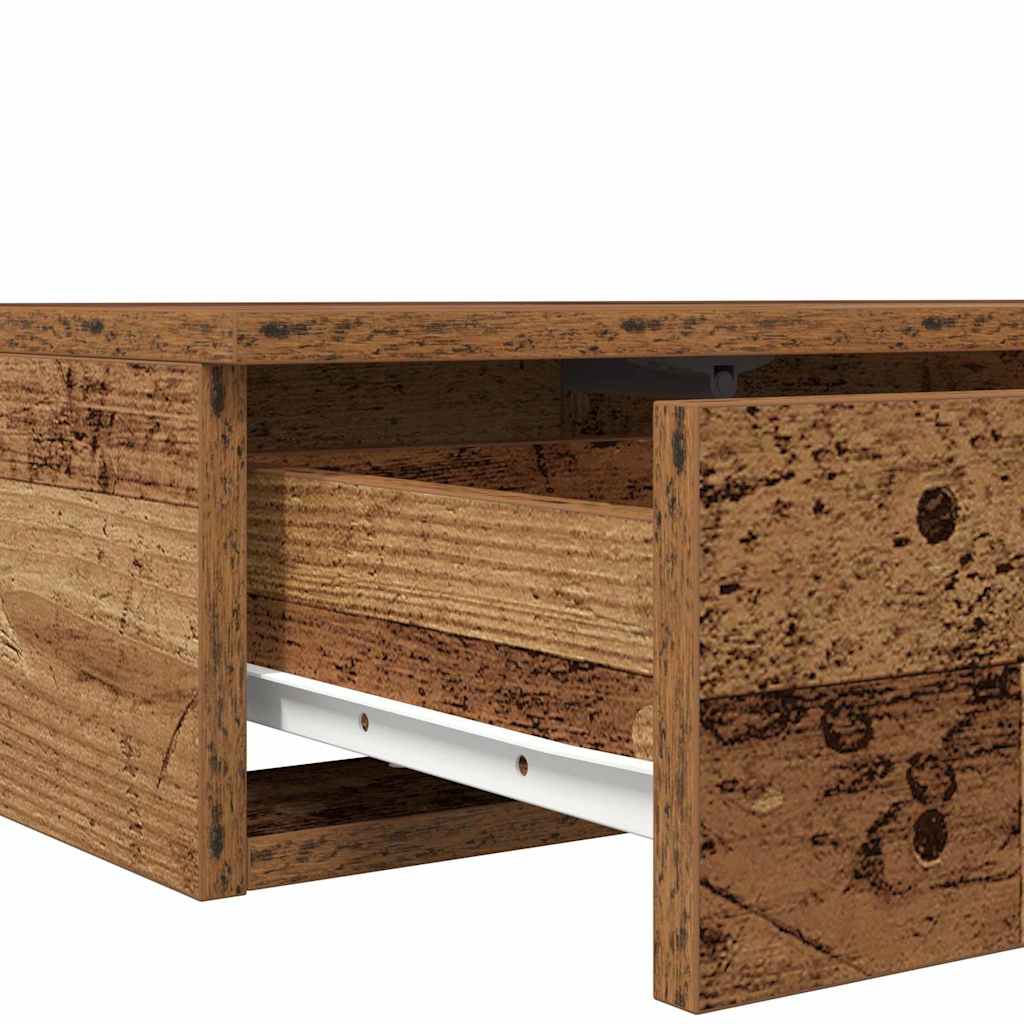 Bettschubladen Altholz 120 x 36.5 x 16.5 cm Holzwerkstoff