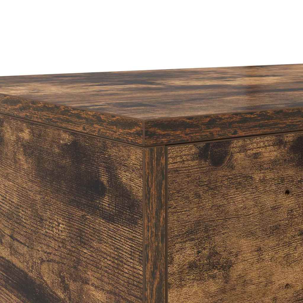 Bettschubladen Räuchereiche 140 x 36.5 x 16.5 cm Holzwerkstoff